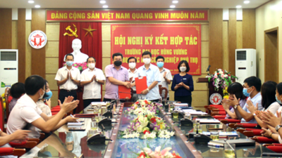Hội nghị Ký kết hợp tác Trường Đại học Hùng Vương và Ban quản lý các KCN Phú Thọ