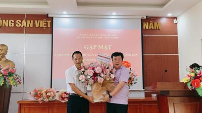 Gặp mặt chia tay đồng chí Ngô Tiến Đức - Phó Trưởng Ban Ban Quản lý các KCN Phú Thọ chuyển công tác