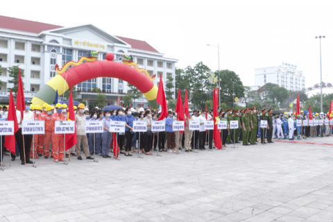 Phát động Tháng hành động về an toàn vệ sinh lao động Thành phố Việt Trì năm 2022