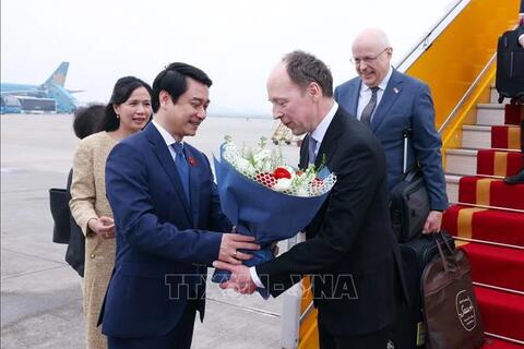 Chủ tịch Quốc hội Phần Lan bắt đầu thăm chính thức Việt Nam