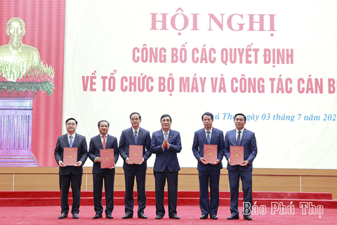 Danh sách các đồng chí Trưởng các ban Đảng và Giám đốc sở, ngành tỉnh Phú Thọ
