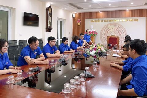 Chi đoàn Ban Quản lý các KCN Phú Thọ sơ kết công tác đoàn 6 tháng đầu năm và triển khai nhiệm vụ 6 tháng cuối năm 2022