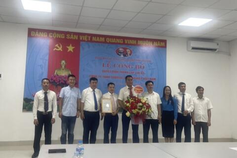 Thành lập chi bộ Công ty TNHH sunrise công nghiệp Việt Nam