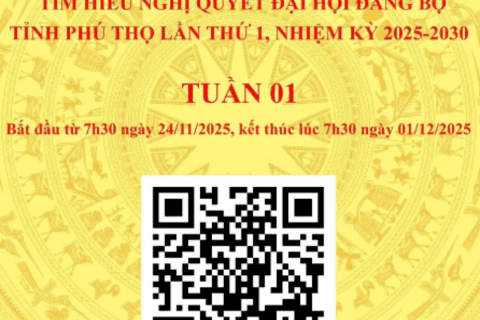 Tham dự cuộc thi trực tuyến tìm hiểu Nghị quyết Đại hội Đảng bộ tỉnh Phú Thọ lần thứ I, nhiệm kỳ 2025-2030